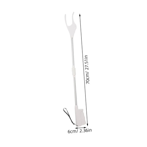 28 Inch Long Reach Grabber Tool Reacher Aid With Firm Grip And Nonslip Hold For Seniors And Pregnant Women Lightweight Plastic And Stainless Steel Pickup Tool For Kitchen Balcony And Home, 70cm size view