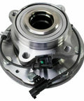 Front Wheel Bearing And Hub Assembly Built Like A Tank For A Zero Drama Ride Fits Chevy Silverado GMC Sierra 2500HD 2011-2016 4WD SRW close-up view