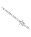 Rock Solid 300Mm Rolled Ballscrew Featuring Zero Play Ballnut 16Mm Diameter And 5Mm Pitch for precise CNC router applications.