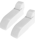 White Iron Self Closing Refrigerator Door Hinges With Springs For Tight Sealing Replacement Freezer Hinge Accessories