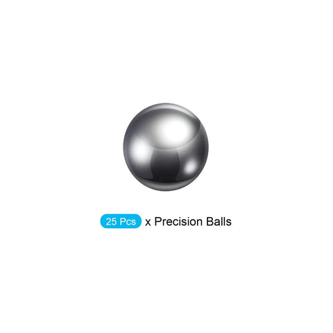 Hella Smooth 8mm Stainless Steel Bearing Balls 25 Piece Set Precision 201 Steel Beads For Industrial Machinery Auto Parts Caster Repair