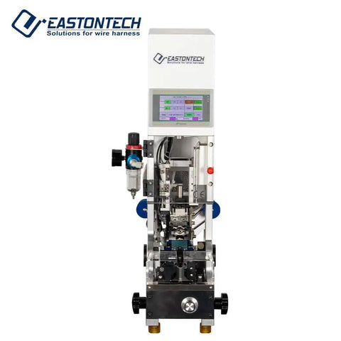 Heavy Duty Semi Automatic Waterproof Terminal Crimping Machine Plug Insert Workhorse with Smart Controls front view, digital display.