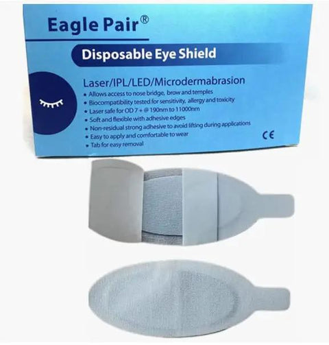 Game Ready Disposable Eye Shields For Ipl Led Facial Work Straight Up Eye Protection Pads 190Nm To 11000Nm Od7 Safety Gear 100 Pairs White Spa Shop Staples with soft adhesive edges.