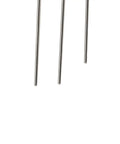 Straight Up Ceramic Steam Probe Replacement Set Compatible With Breville Sage Dual Boiler Oracle And Oracle Touch Espresso Machines No Sweat Installation, three stainless steam probes.