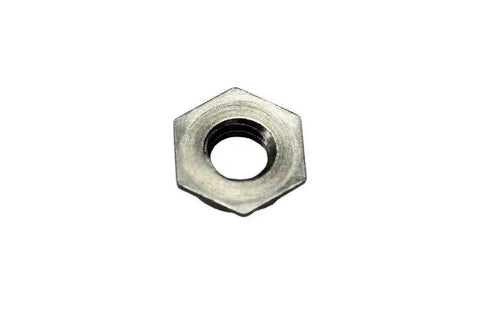 Hex Stainless Steel Self Clinching Nuts 8-32 Thread Captive Hardware Fasteners Flush Mount Panel Inserts close-up view