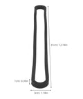 Two Pack Heat Resistant Foam Gasket Strips For Vacuum Sealer Machines Portable Sealing Gasket For Precision Instruments And Electronics High Temperature Seal Replacement For Home Use, 31cm black