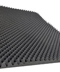 Game Changing Egg Crate Foam Acoustic Panels For Upright Piano Room Soundproofing Wall Padding Black Noise Reduction Heat Insulation Pads view of corner