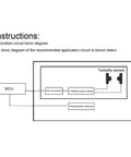 Block diagram of Turbidity Sensor Module TS 300B With Digital Output And 0 To 4.5V Analog Signal for water quality monitoring