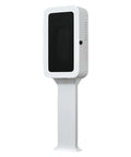 Built Like A Tank Wall Mount Charger Cover With Secure Lock And Cord Organizer For Outdoor Charging Station Box Waterproof Weather Resistant Housing In Classic Black Finish on white mount.