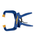 Professional Heavy Duty Quick Grip Handi Clamp Featuring A Wide Three Inch Throat And Snappy One Handed Trigger for woodworking.