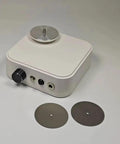 Top Shelf Rechargeable Electric Floor Grinder Offering Precision Aluminum Base And Triple Diamond Discs for smooth stone polishing, compact design.