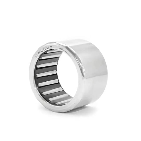 Heavy Duty One Way Needle Roller Clutch Bearing Built Like A Boss For Backstop Indexing And Overrunning System Drives Rock Solid Steel Cup Housing No Hassle Replacement Parts, steel roller bearing, compact size, showing internal structure.