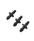 Bulk Garden Hose Fittings Kit With Four Thousand Pieces Three To Five Millimeter Double Barbed Connectors For Micro Hoses And Irrigation System Durable Greenhouse Watering Accessories No Brainer Fit, black 3/5mm double barb connectors