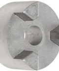 Size AL075 Aluminum Jaw Coupling Hub Boss Grade Toughness Features 0.5 Inch Bore And 1.75 Inch OD with smooth surface.