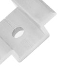 Foolproof Mounting For Rv Rooftop And Marine Projects Solid 35Mm Solar Panel Brackets And Mid Clamps crafted from anodized aluminum mid clamp detail.