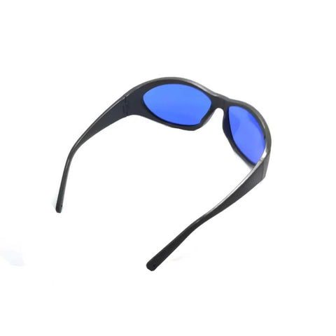 Top Tier Laser Safety Glasses Engineered Specifically For 585 To 595Nm Pulsed Dye Systems With Od4 Plus Optics and blue lenses.
