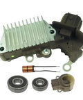 Road Ready Alternator Rebuild Kit Featuring Regulator Brush Holder Bearings And Slip Ring For Toyota Yaris Tacoma 2005 To 2016, includes components.