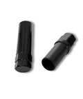 Make Quick Work Of Stubborn Wheel Locks With These 6 Plus 7 Point Spline Lug Nut Sockets two-piece black chrome tool set for 17.5mm and 16.5mm nuts