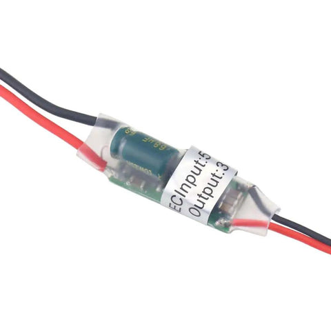 Close-up of Two Pack RC BEC UBEC 5V 3A Step Down Module for RC Quadcopter Airplane FPV Camera Servo Power Supply With EMI Shielding