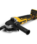 125mm Cordless Brushless Angle Grinder Kick Ass Power Tool Heavy Duty Polisher Machine rugged design with side handle for precision cutting.