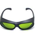 Real Deal Eye Protection With Heavy Duty Infrared Laser Glasses For Dental Diode Tools Featuring OD 1 At 660 Nm And OD 5 Up To 1095 Nm With Clear Coated Lenses, front view.