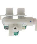 Washer Inlet Water Valve Replacement For Whirlpool Washers Replaces W10239900 And W10513404 shown from front view