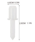 Get Those Plantation Shutters Running Smooth With These Hassle Free Replacement Louver Pins That Snap In Easy For Quick Window Fixes On Any Weekend, 2.8cm spring loaded white louver pin.