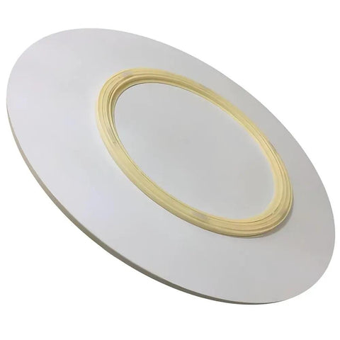 White 24 Inch Lazy Susan Round Turntable featuring slick silent bearings for smooth tabletop service.