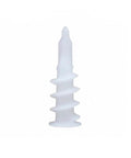 M10 Nylon Drywall Anchors With Screws 100 Pack for Hollow Walls, single anchor shows design suitable for gypsum board