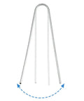 Six Inch Galvanized Garden Stakes 150 Pack, Heavy Duty Anti Rust Landscape Staples for Barrier Fabric, Irrigation Tubing