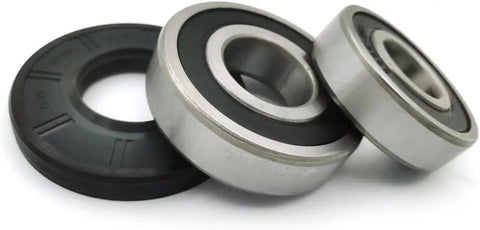 Heavy Duty Washer Tub Bearing And Seal Kit Kick Those Sneaky Squeaks To The Curb Compatible With Samsung And Kenmore Laundry Machines Smooth Spin Guarantee Plus Leak Proof Design, showing metal ball bearings and seal.