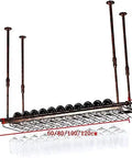 Buttery Smooth Stainless Steel Concealed Pivot Hinge Handles Heavy 70 Kilogram Loads With A Full 180 Degree Swing Perfect For Your Built In Closet Doors And Tough Furniture Jobs, showcasing a rustic wine glass rack.