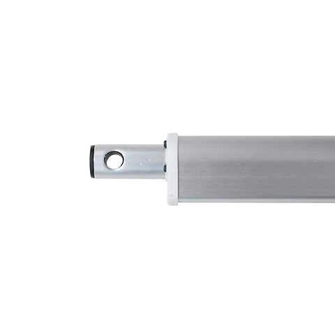 Replacement Linear Actuator For Power Recliner Lift Chair Heavy Duty Motor Compatible With Kaidi Model KdYJT018-51 close-up detail of metal housing