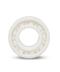 Pro Grade Zirconia Full Ceramic Ball Bearings With Next Level Heat Resistance And Beast Mode Operation For Grind Shop Machines And Hot Rod Builds 6314CE 70X150X35MM, white bearing with visible zirconia balls.