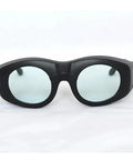 Heavy Duty Laser Safety Glasses Built Damn Tough With OD5 Plus Blockers Shielding 980Nm Through 2500Nm front view with clear lenses