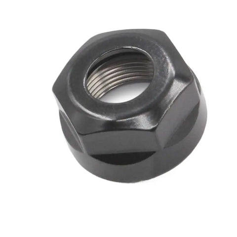 Tough As Nails ER20A Collet Clamping Nut For CNC Milling Machines, heavy-duty black steel, precision grip design.