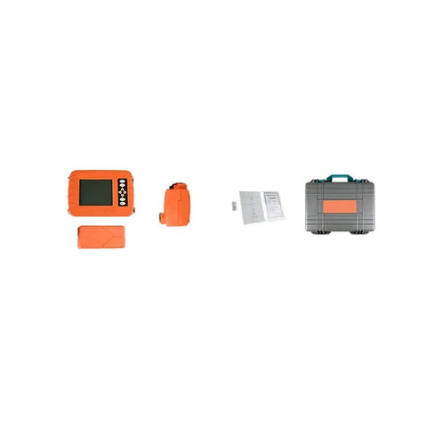Dead Nuts Accurate Stud Finder And Wall Scanner With Electrical Wire Detector Plus Cable Locator For Concrete Walls and Rebar Depth Gauge with LCD display components.