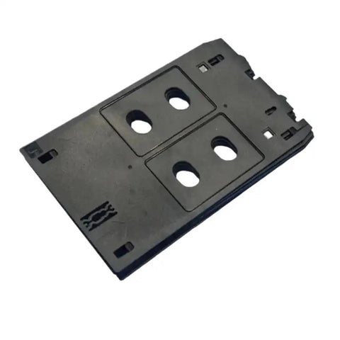 Heavy Duty Pvc Id Card Tray Replacement Part For Easy Peasy Workflow Compatible With Canon Inkjet Printers, black plastic feed tray for ID cards.