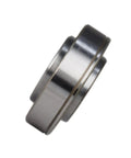 2 Pack 0.756 Bore Agricultural Bearing 2.44 Flat OD 0.945 IR 0.63 OR Steel Precision Replacement For Fafnir 206KPP16 New Holland 206GGH Orthman 120-070 close-up view showing shiny steel finish.