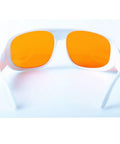 Premium Od5 Plus Laser Safety Glasses Featuring Snug Fit Frames blocking violet blue and green beams from 266Nm up to 540Nm.