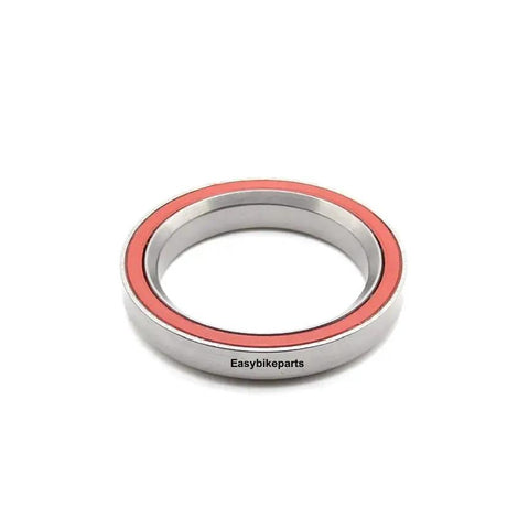 Precision Sealed Angular Contact Headset Bearing For Bikes 30.15 x 41 x 6.5 mm with red seal for smooth bike handling.