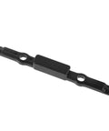 Black release button replacement for Built Tough Luggage Pull Handle compatible with travel suitcases and rolling trolleys.