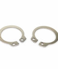 Stainless steel snap rings from 900-Piece All-In-One External Snap Ring Kit 5-20mm C Type Circlips Stainless Steel Black 65Mn GB894 Retaining Clips.