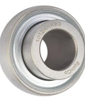 Three Quarter Inch Bore AG Bearing Swaps Right Into Lilliston Cultivator Topshelf Replacement for Fafnir 1012KRRB3 and BCA 204GGB showing inner view and engraving.