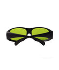 Top Shelf Infrared Laser Protective Glasses For Nd Yag And Multi Wave Bands With Heavy Duty Hella Clear Optics and kick ass shield, front view.