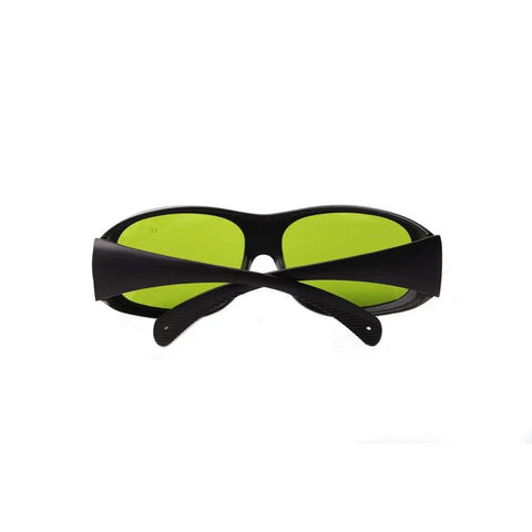 Top Shelf Infrared Laser Protective Glasses For Nd Yag And Multi Wave Bands With Heavy Duty Hella Clear Optics and kick ass shield, front view.