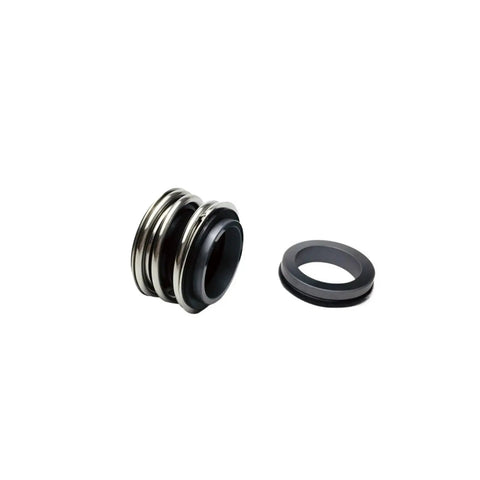 Heavy Duty Mechanical Seal For Vacuum Pumps Featuring Fifty MM Shaft Size With Dual Silicon Carbide Faces And Viton Backup O Rings, showing seal and backup ring.