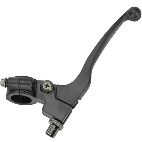 Black Left Side 22mm Clutch And Brake Lever Grip Upgrade Ready Perch for Seven Eighths Inch Handlebars Dirt Bike Pit Bike