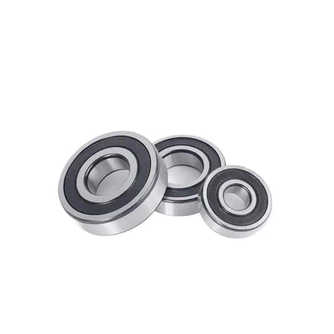 Pair Of V U Groove Track Roller Bearings With 2RS Double Seals That Run Slick And Hold Tight Like A Rock Precision Fit 4X18X78 Drop Ready Guide Wheels For Heavy Duty Shop Rigs, three sizes displayed.