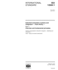 Dive Into Industrial Automation With This Solid ISO 13584-1 Guide On Parts Library Fundamentals cover page showing standards overview.